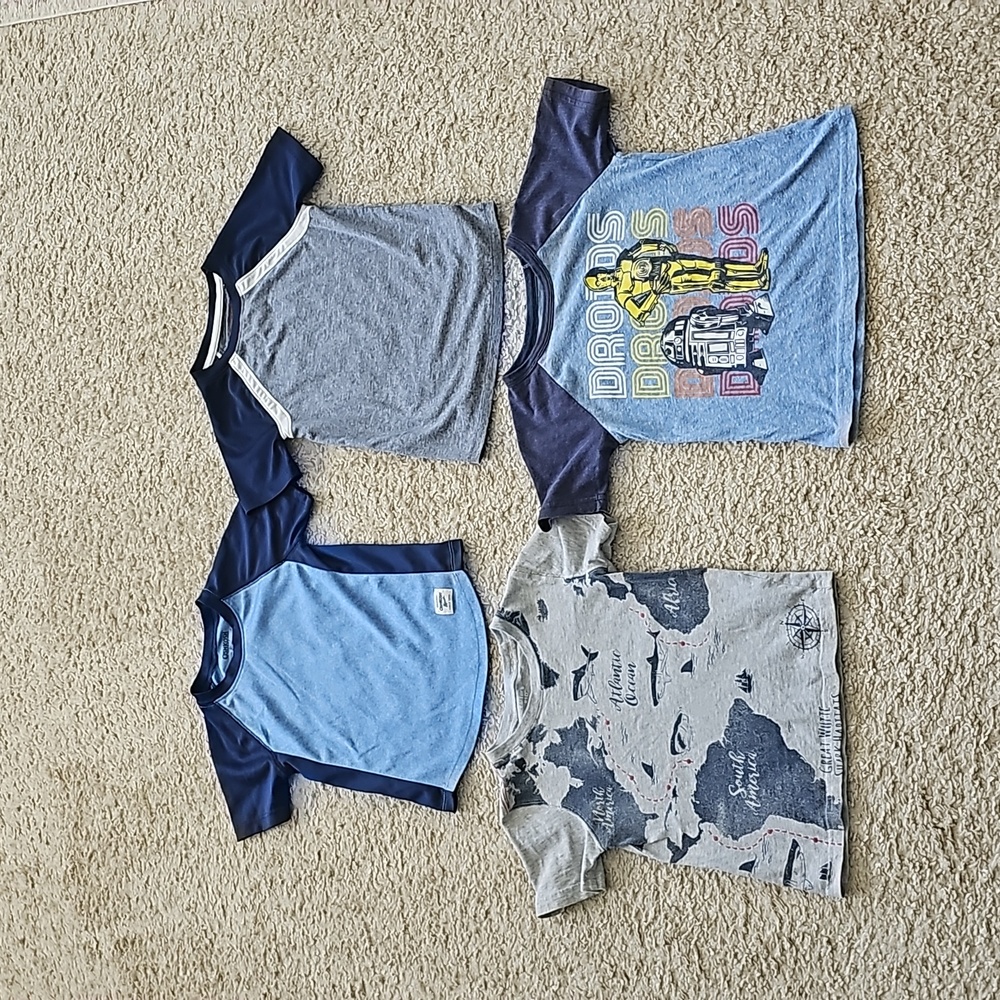 Boys 4T/4 t-shirt bundle Carters Star Wars